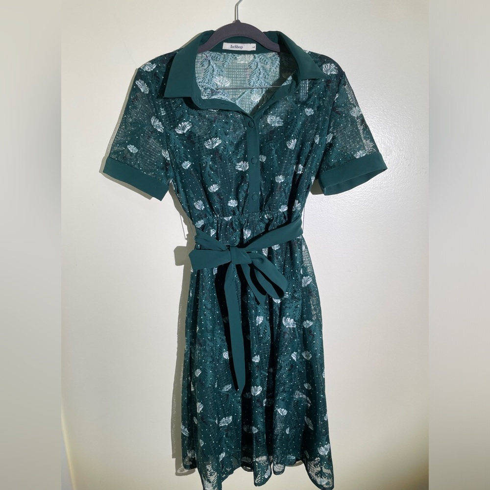 Green dress